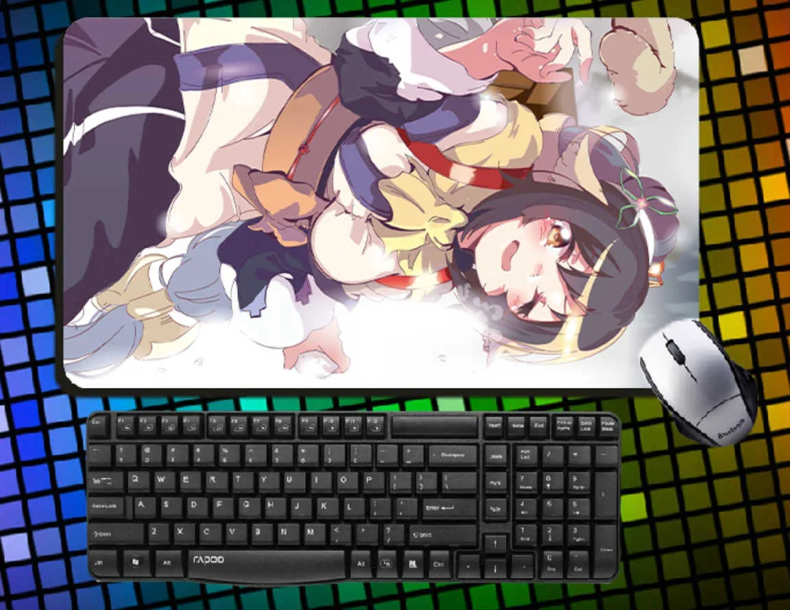 Anime Utawarerumono Itsuwari No Kamen Haku Kuon Rurutie Descripción personalizada Pad Deskpad Eruruu Aruruu Utawarerumono Mousepad1080849