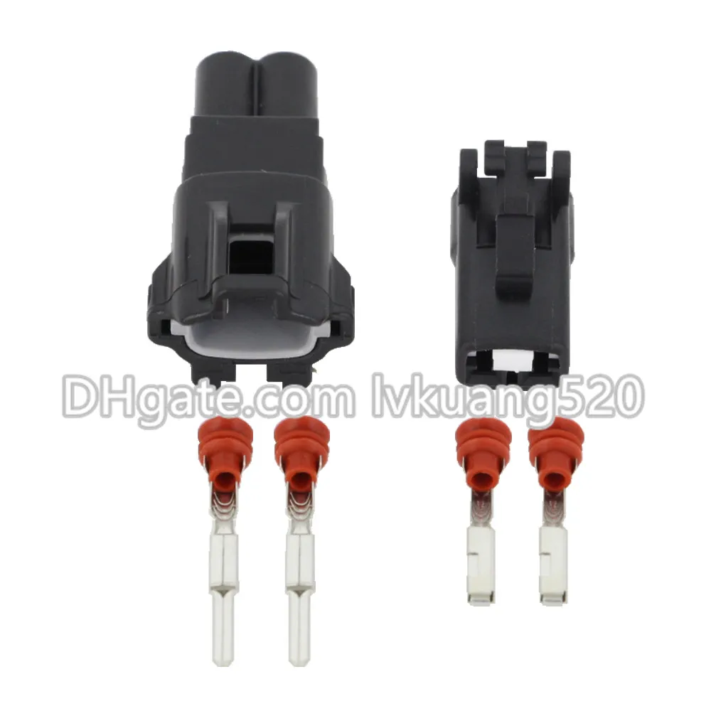 2-pins vrouwelijke en mannelijke auto waterdichte elektrische bedrading harnas connector zekering doos met terminals DJ70219Y-2.2-11 / 21