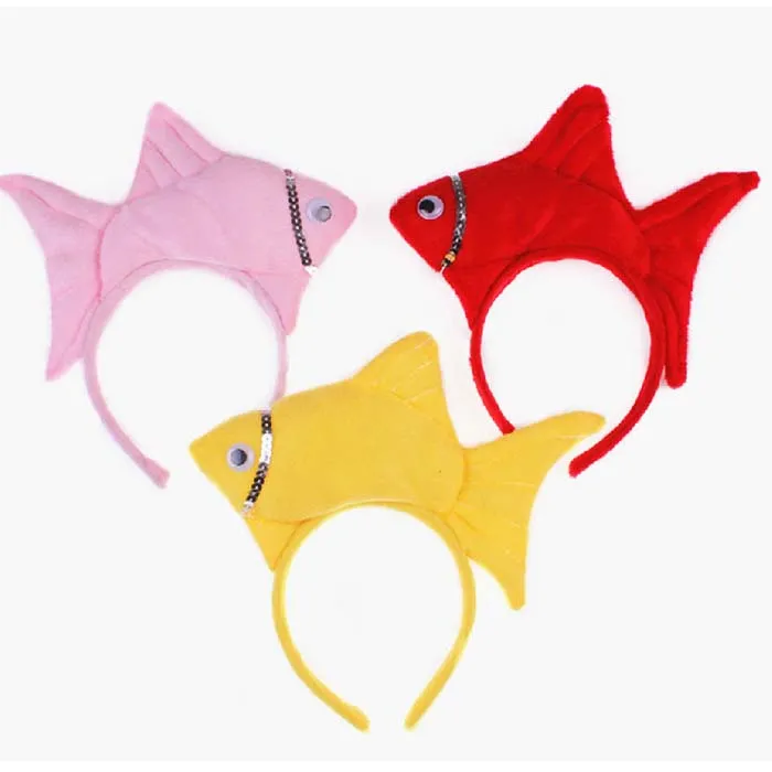 Animal Ocean Sea Fish Diadema Fiesta Disfraz Halloween Cosplay Accesorios el Cabello Accesorios
