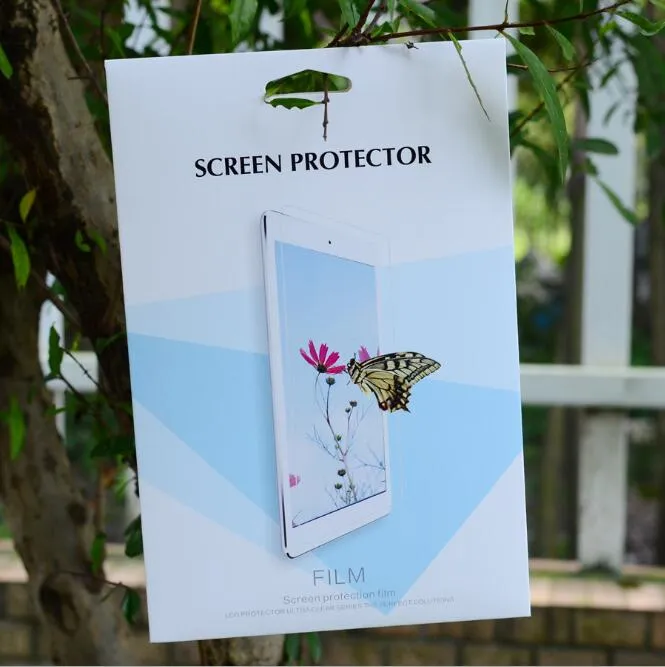 Lege retailpakket Papier voor gehard Glas Screen Protector Pakket Verpakkingsdozen voor Ipad Mini Air Pro 3 4 5 2017 10.5 12.9