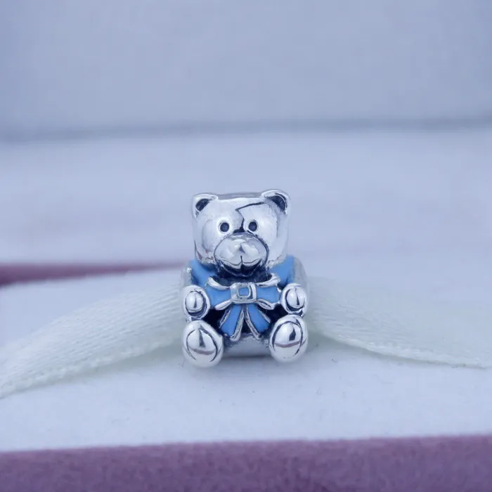 Nieuwe 925 sterling zilveren sieraden drijvende medaillon charme pasvorm voor pandora armband DIY beer sieraden charme voor vrouwen sieraden fijne sieraden
