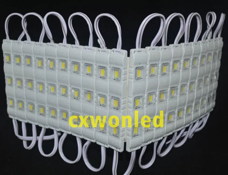 Channel Letters Backlighting Led Modules Lights 5630 3Leds 1.2W Injection Led Modules With Cover Lens 12V Waterproof For Outdoor Billboard