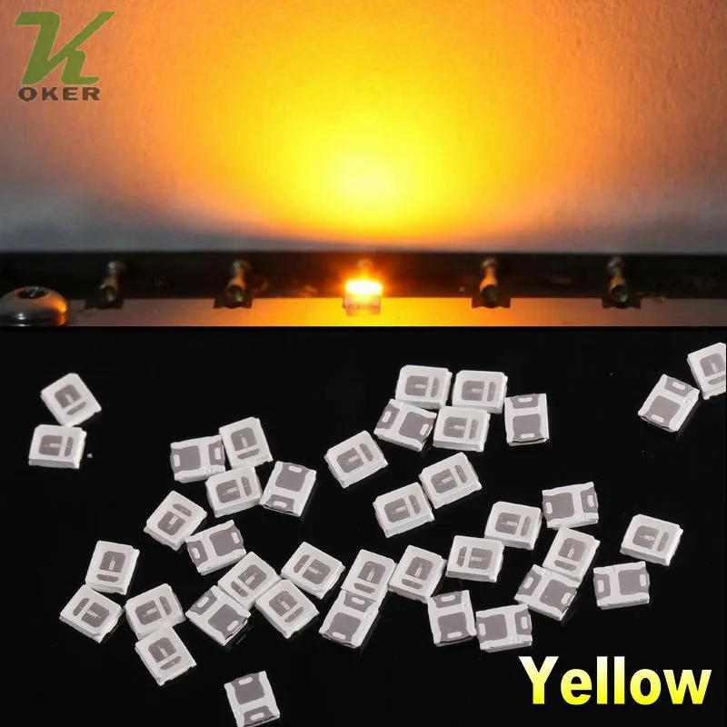 1000 PZ 0.1 W SMD 2835 Bianco Rosso Blu Verde giallo LED Lampada Diodi Ultra Luminosi