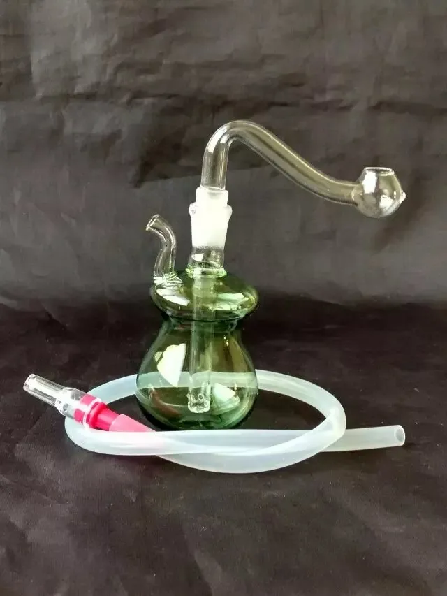 New mini-colored glass hoses , Wholesale Glass Bongs Accessories, Glass Water Pipe Smoking, 