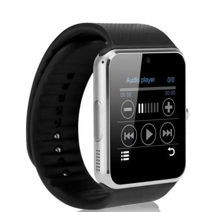 Montre intelligente Bluetooth GT08 avec emplacement pour carte SIM et montre de santé NFC pour Android Samsung et iPhone Bracelet pour smartphone Smartwatch Free DHL