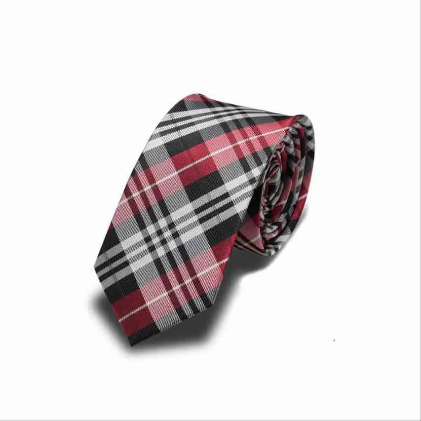 Cravatta a griglia Cravatta a righe i 145 * 6 cm Jacquard la festa di nozze da uomo Festa del papà Regalo di Natale TNT gratuito Fedex