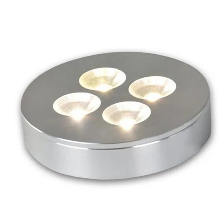 30st / Högkvalitativ 4W LED Pucklampa 4X1W Dimbar Pucklampa LED-skåplampa 120 grader AC85-265V / AC110V / AC220V / AC230V CERSH