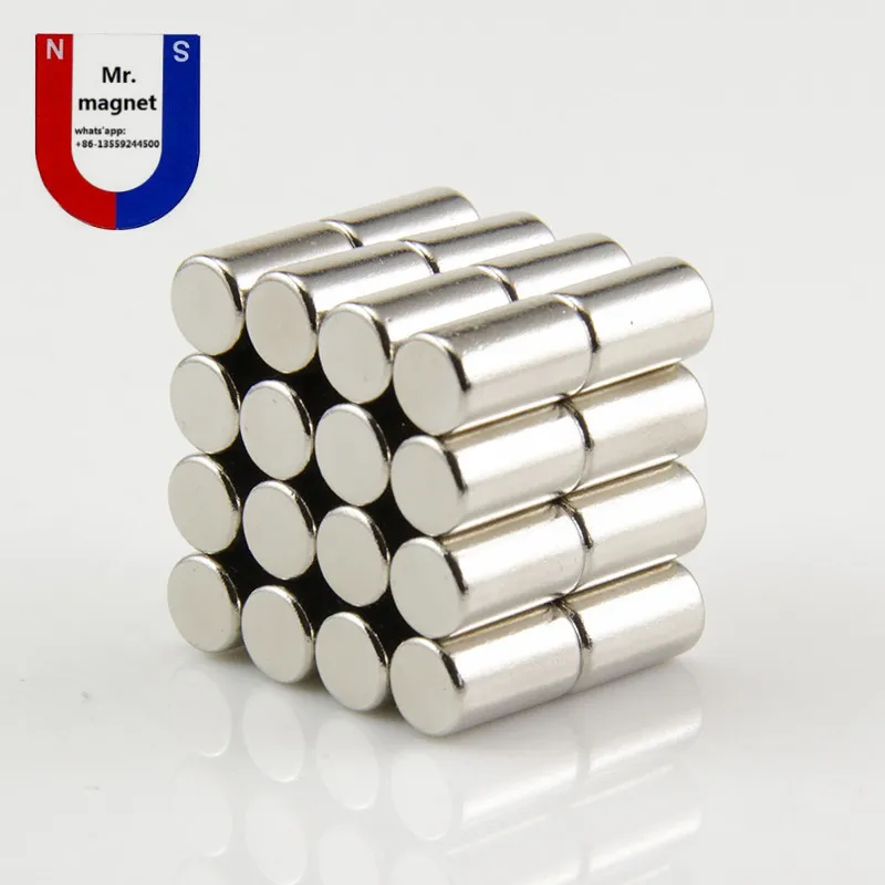 6mm x 8mm magnet d6x8mm magnets 6x8 n35 magnet 68 d68 permanent magnet 6x8mm rare earth 6mmx8mm magnet