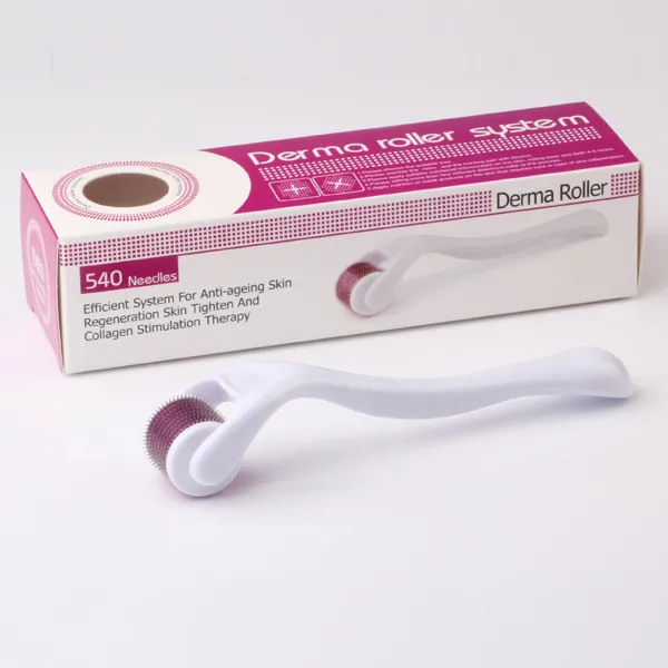 DRS 540 Micro Aiguilles Derma Roller, 540 Aiguilles Dermaroller Système, Soins de La Peau Microneedle Roller Thérapie Infirmière Système