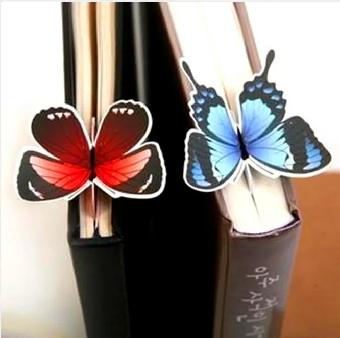 3D vlinder bladwijzer voor mooie verjaardag kerstcadeau boekenlegger kantoor school levert prachtige briefpapier bladwijzers