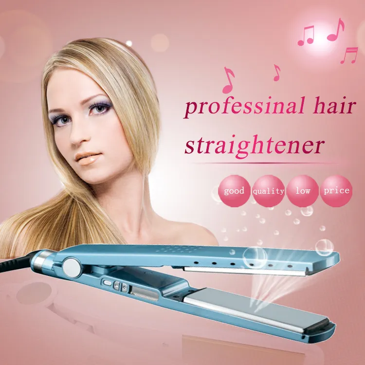 2019 chirstmas NOVO! PRO Na-Não! TITANIUM 1 1/4 placa Flat Iron Ionic cabelo Straightener navio rápido