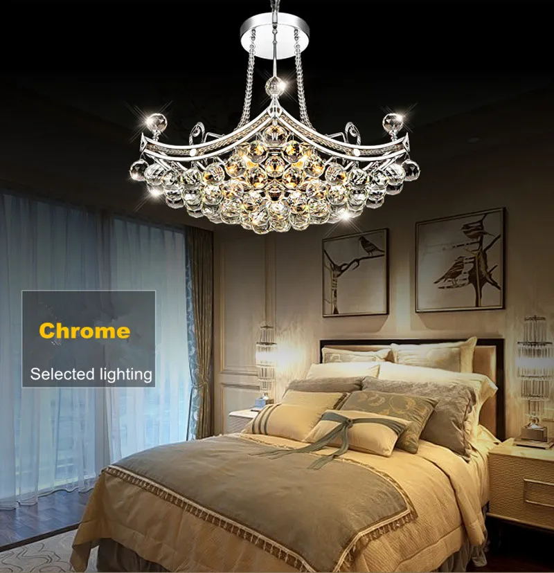 Luxury Big Crystal Crystal Chanssteriers Светильник Crystal Luster Лампы Дизайн потолка для дома Deco Light