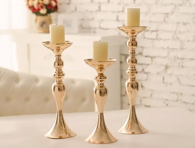 Hotsale silver and gold Mental wedding candle holder set , peacock candle holder , flower candle holder,candle stick