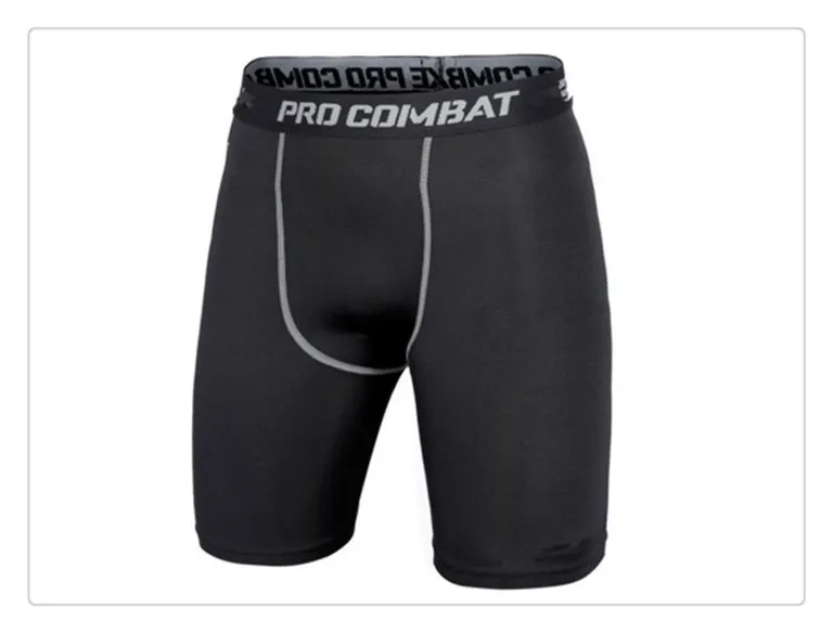 Calções Da Bicicleta Da Bicicleta Lycra Meias de Compressão dos homens Camada de Base Underwear Shorts. Ciclismo Correndo. Caixa de Futebol Basquete Futebol Preto