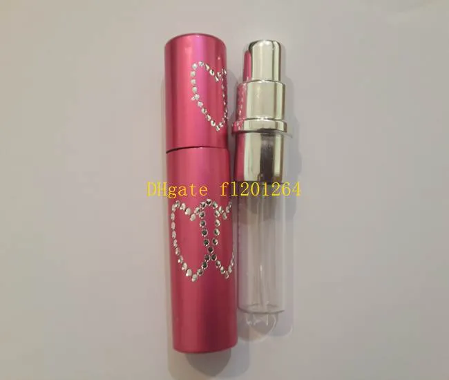 Free Shipping Hot sale Dual Lover Star 5ML Refillable Perfume Empty Bottle Spray Atomizer ,500pcs/lot