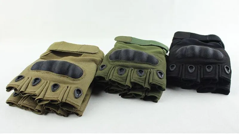 Good quality Tactical Semi Finger Gloves Outdoor Bike Riding Exercise Fitness Anti Skid Gloves Used Half Finger Neoprene Gloves