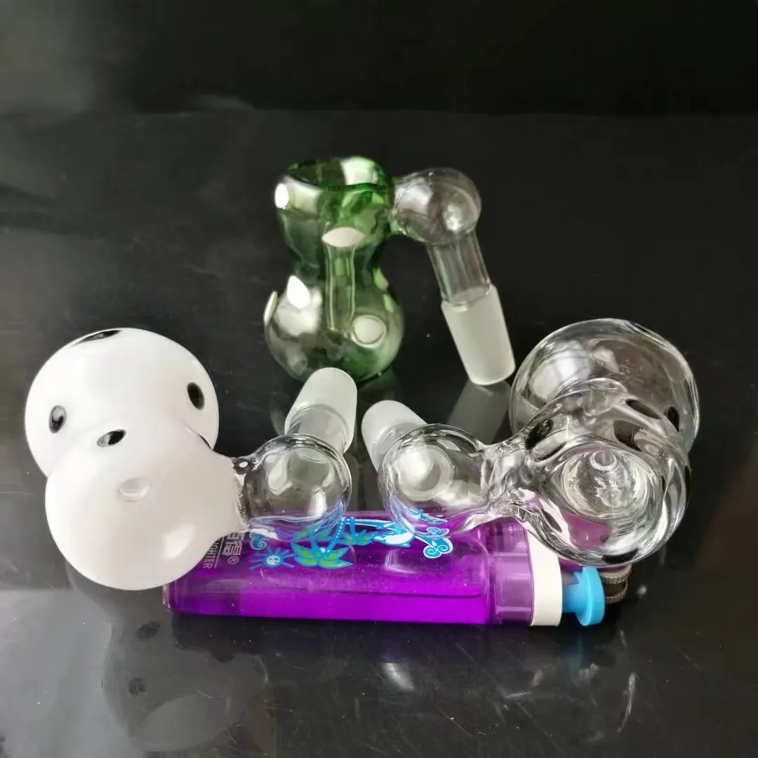 New color point gourd external device , Wholesale Glass Bongs, Oil Burner Glass Water Pipes, Smoke Pipe Accessories