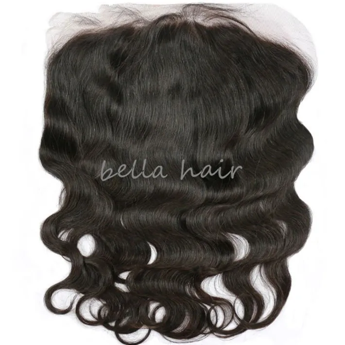 13X6 Lace Frontal Closure Hair Free Part 8-20inch Transparent HD Brazilian Body Wave Virgin Human Hair Full Ear to Ear Bella Hair Natural Hairline Hair Goals