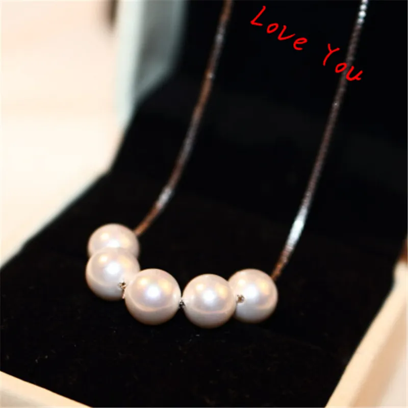 Fashion Luxury Chain Necklace & Pendant Gold Plated Pearl Choker Necklace for Women Party Jewelry New Style European Style Bijoux