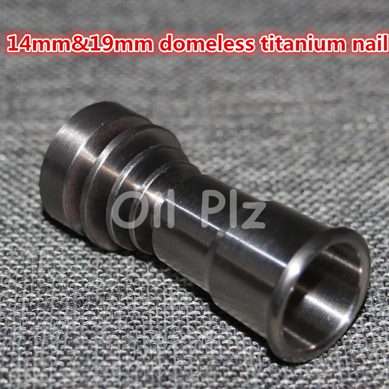 10mm& 14mm&19mm 6 IN 1 Domeless Titanium Nail Spiral With Male Female joint Grade 2 Titaniums Nails