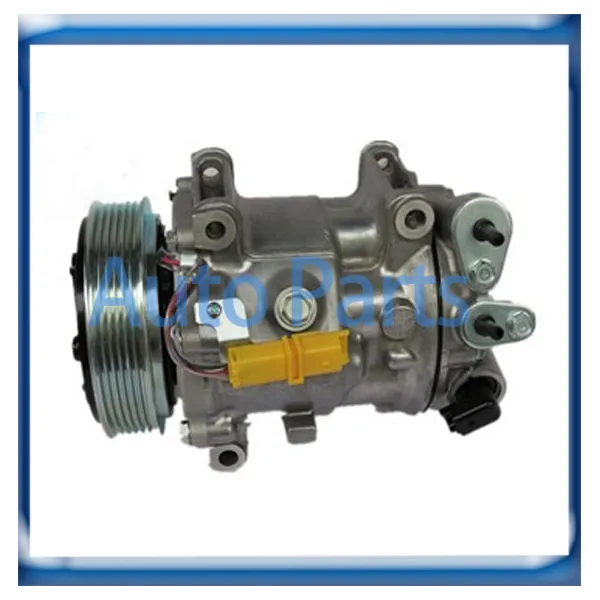 7C16 ac-compressor voor Peugeot 407 Citroen C5 6453WY 9656572680 6453RG 9648238480 6453RA