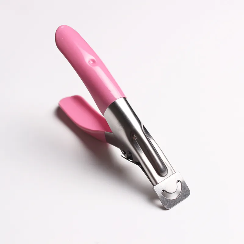 3 Way Pink Nail Art Clipper Cutter For False Nail Edge Manicure Acrylic UV Gel False Tips Clipper Cutter Pink Manicure Cutter Clip2243159