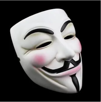 Alta Qualidade V Para Vingadora Mask Resina Colete Home Decor Partido Cosplay Lentes Máscara Anônima Guy Fawkes