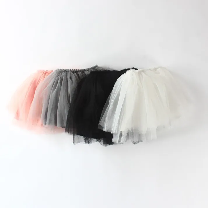 لينة طفلة pettiskirts صافي الحجاب تنورة الاطفال لطيف الأميرة الملابس هدية عيد طفل الكرة ثوب حزب kawaii توتو التنانير