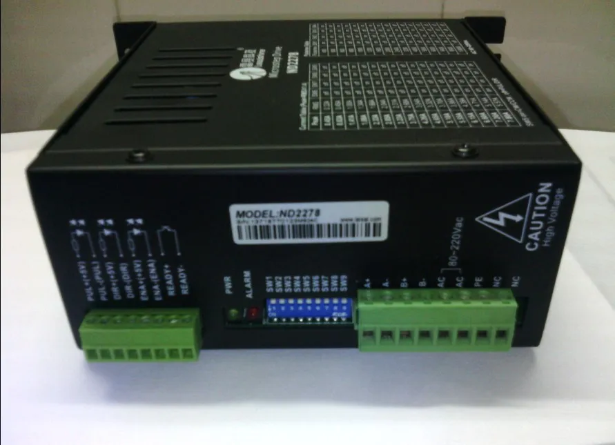 thumbnail image 2 of Leadshine Hbs1108s Driver 70~130VAC 8A AC Hybrid Servo Drive NEMA 34 Closed Loop Stepper Motor 8 0nm Cnc Control Package Stepper Servo Motor Set 2 of 14