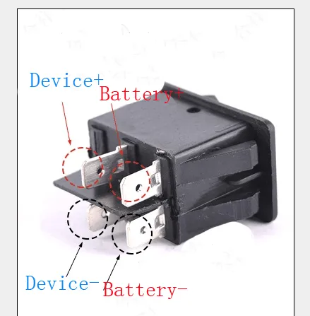 12V 20A Push Düğme Anahtarı Kapalı 4 Pin Mavi LED Işık Evrensel Araba Otomatik Deniz Tekne Rocker Switch 4P On-Off292i