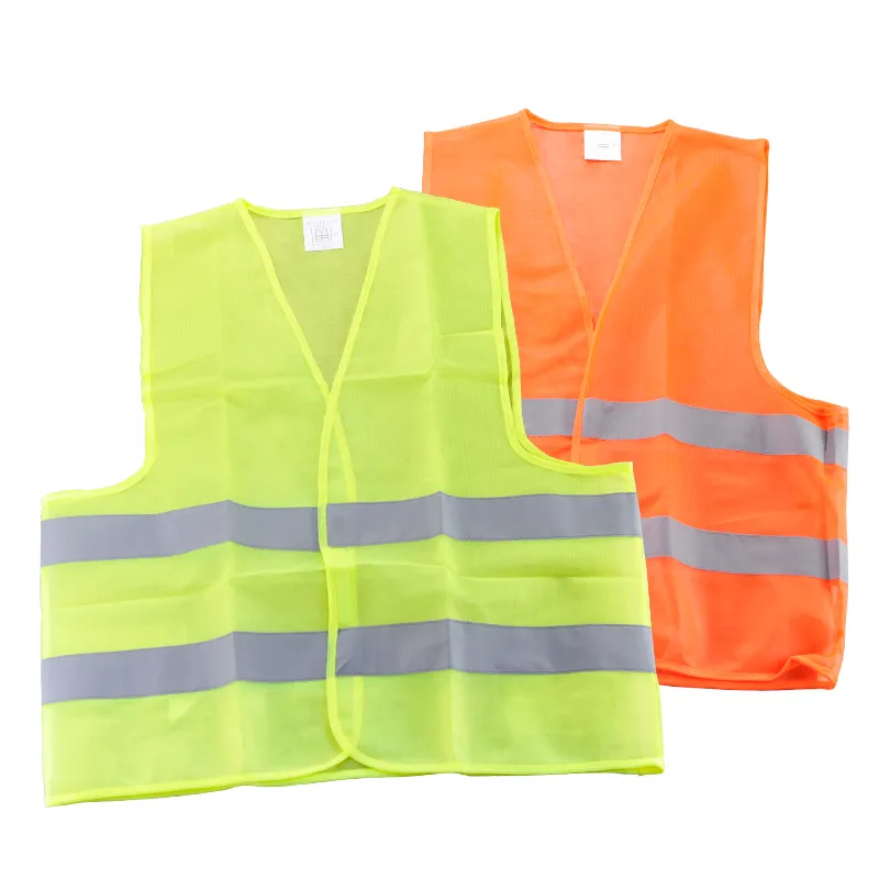 Gilet de sécurité haute visibilité, 50 pièces, livraison DHL gratuite, veste avec bandes réfléchissantes, vêtements de travail, uniformes, vêtements