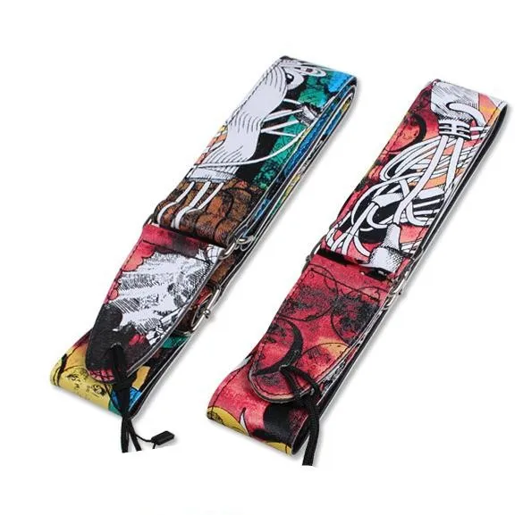 two colors Straps Electric guitar strap acoustic guitar bass strap guitar parts musical instruments accessories