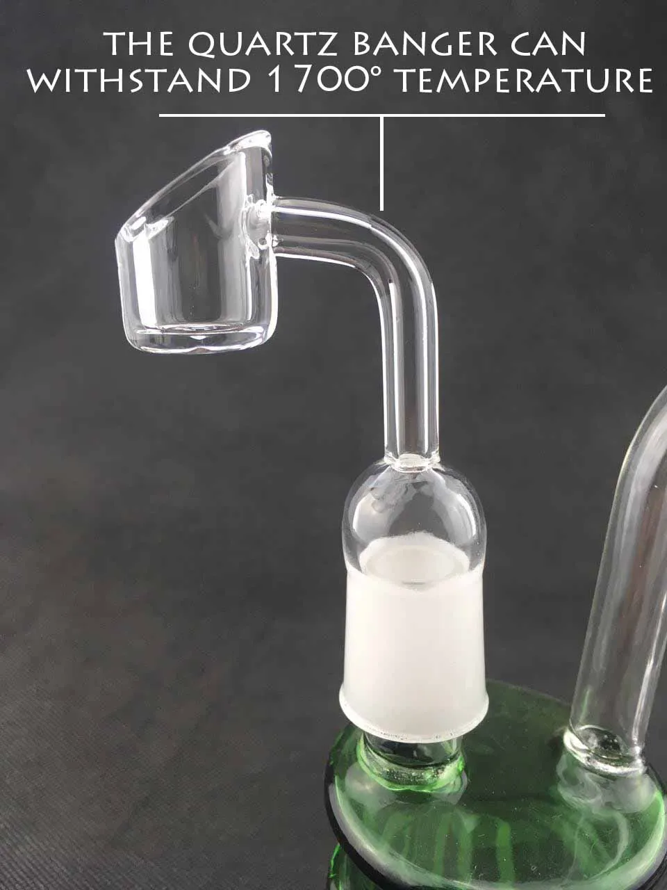 quartz banger 14mm 19mm mâle femelle usine de joint de tuyau derict fumer bongs bol bols d'herbes en verre de haute qualité joints de plate-forme pétrolière vente chaude