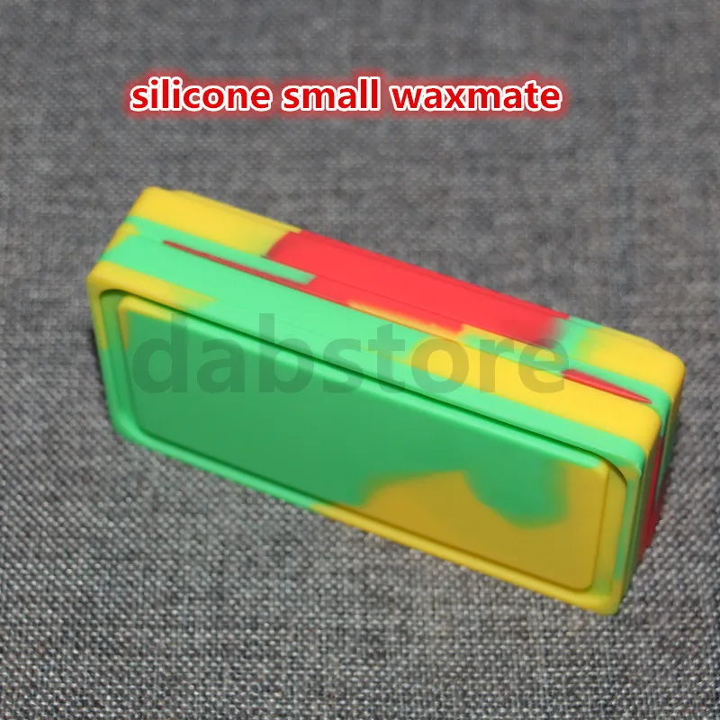 piccolo vasetto di cera in silicone senza barattolo contenitore olio Dab Wax BHO piccolo vasetto di cera in acciaio inox Miele Olio di cera Dabber Tool