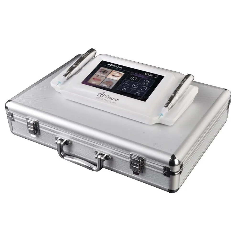 Newest Permanent Makeup digital Artmex V8 touch Tattoo Machine Eye Brow Lip Rotary Pen MTS PMU System Dermapen