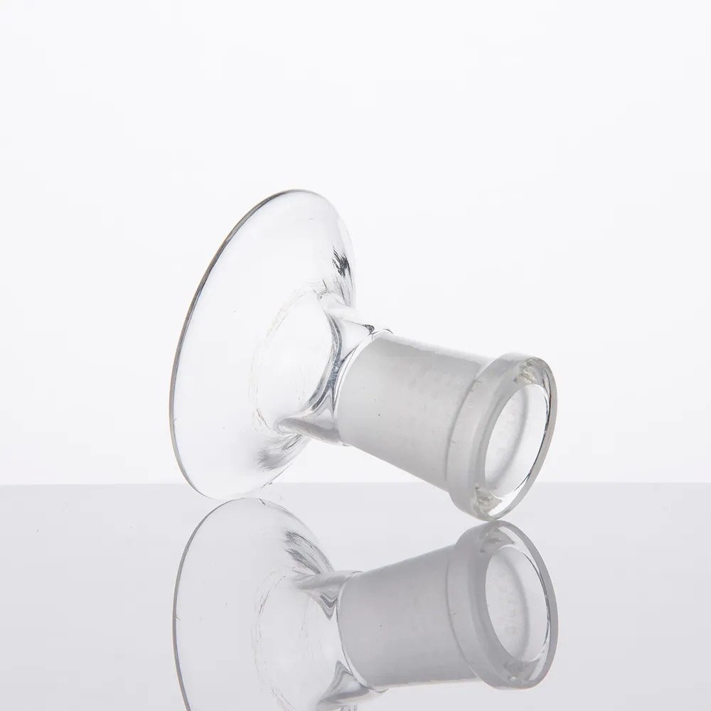 Glas Adapter Ständer für Schüssel Stück Kuppeln Wasser Rohr Bongs Adapter 14mm 18mm männlich weiblich Matt Joint Dropdown