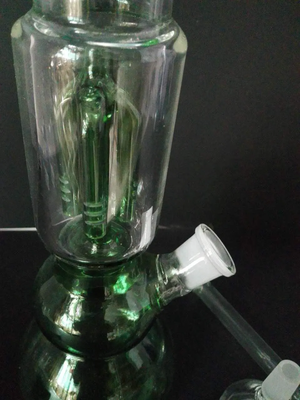 Bongs de vidrio para la venta 2016 Bong barato de vidrio con Percolator Difusor Arm Árbol Percado de Perc Bong Envío gratis Agua de agua H32cm