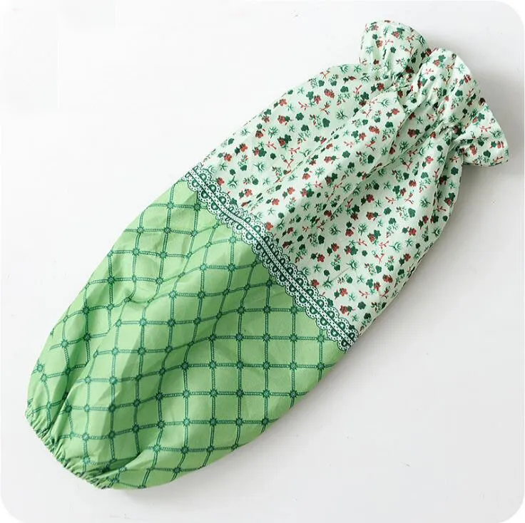 Gratis frakt Hem Daglig anti-Fouling Vattentät Anti-Oil Long Kitchen Floral Cuffs PS004 Protective Sleeves som dina behov