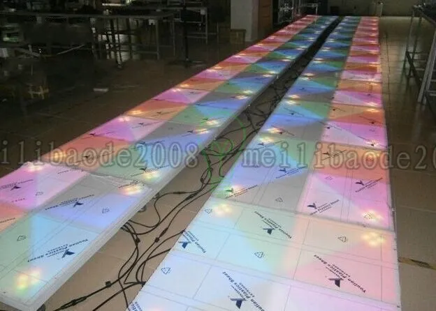 RGB Led Dance Floor Panel Dancing Dance Floor Stage Light Disco Panel X10mm LED Dance Floor Disco KTV Light Stage Lighting Floor MYY18