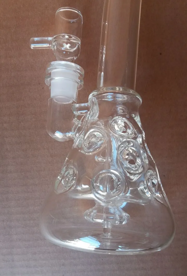 roue d'eau fraîche bongs en verre double filtration compensation 14.4mm nid d'abeille recycleur eau moulin à tuyaux en verre roue bong en verre livraison gratuite