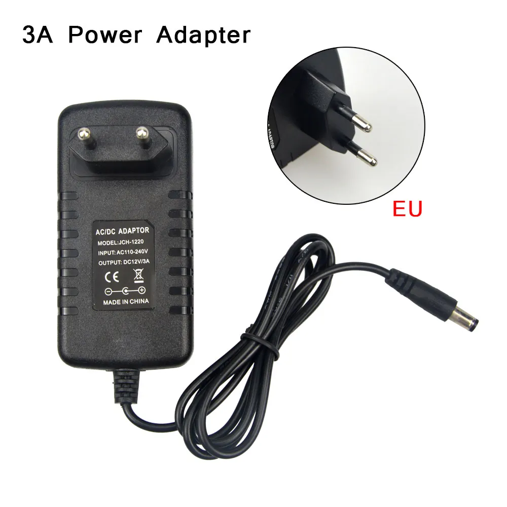 LED-accessoires DC12V 3A Voedingsadapter voor LED Strip Light 36W 3A Switching Power Supply Converter Adapter