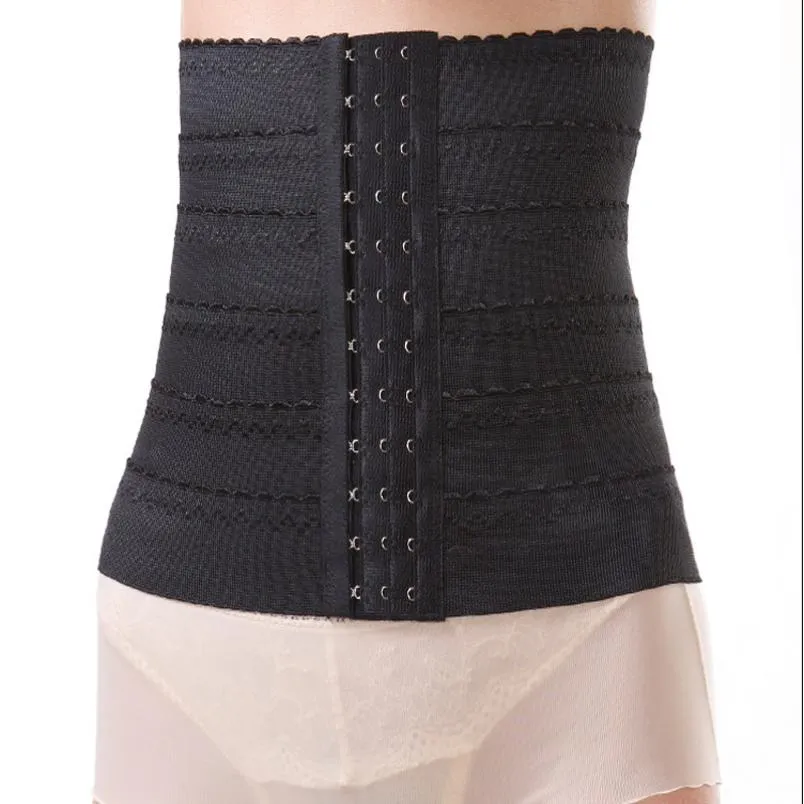 Gros-nouvellement conception femmes femme taille chaude ventre ceinture ceinture noir corps shaper sous le buste contrôle corset 160225