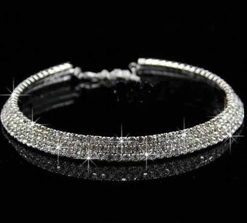 Super lindo colar de diamantes Colar Festa de Casamento colar clavícula Cristal Diamante Strass Colar Gargantilha Jóias de Casamento