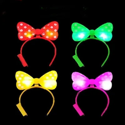 Flash Bow Bow Bow Bow Bow LED BOW HEAD PASTA CONCERT CONCERT PARTY PRZEWODNIK