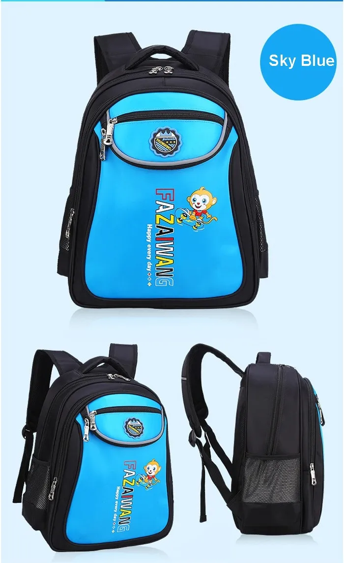 Kinderrugzakken Jongens Meisjes Kinderen Rugzak Schooltas Schooltassen Satchel Cartoon Boek Tassen Hoge Dichtheid Nylon Waterdicht ademend vermogen