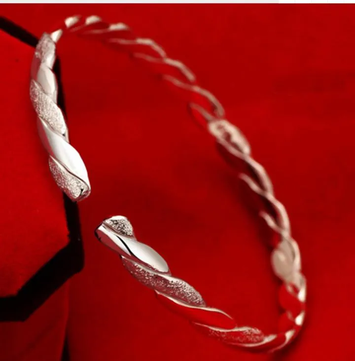 Горячие браслеты браслета высокого качества 925 стерлингового серебра роза цветок стиль дельфин манжеты браслеты браслеты ювелирные изделия для женщин