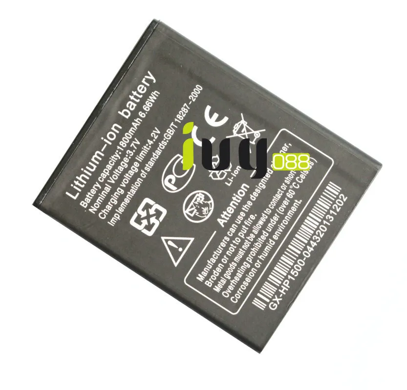 % 100 Orijinal 1800mAh Li-ion Battery + Evrensel USB Duvar Şarj için THL W100 W100S