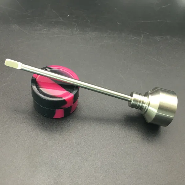 Titanium banger nails Bong Tool Set 14/18mm Domeless Grade 2 Smoking Nail Carb Cap Dabber dab rig Glass Water Pipes