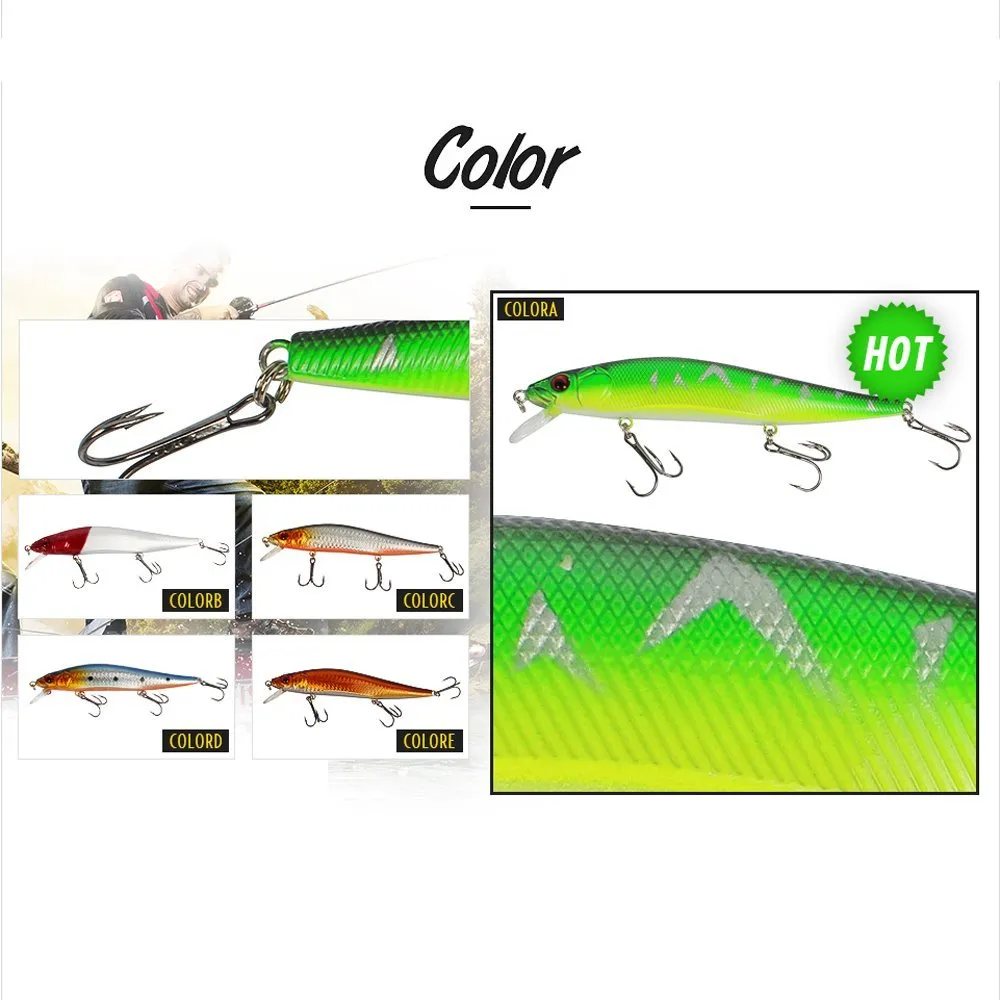 Wholesale Of 5 Large Minnow Fishing Minnow Fish Bait With Hook