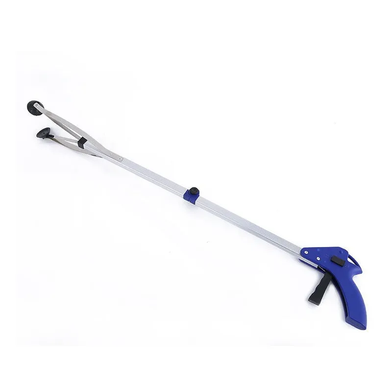 Pick Up Grabber Garbage Clip Ferramentas de Saneamento Coletor de Lixo 84 cm Dobrável Braçadeira Ventosa Claw Mão Alicates ZA0609